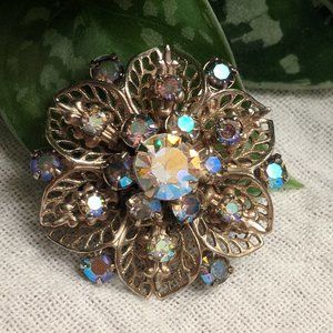 Vintage Flower Inspired Brooch